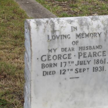 PEARCE George 1861-1931