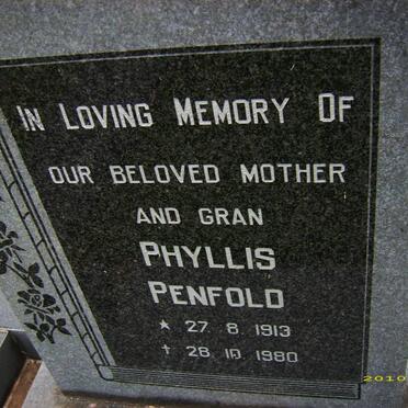 PENFOLD Phyllis 1913-1980