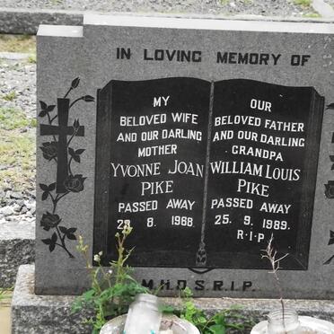 PIKE Yvonne Joan -1968 &amp; William Louis -1989