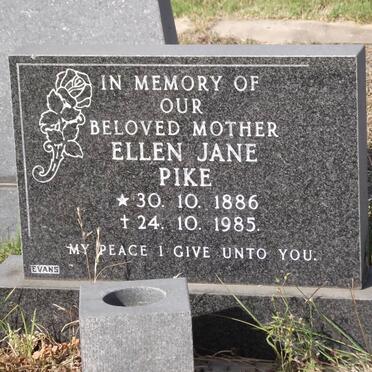 PIKE Ellen Jane nee WELSH 1886-1985