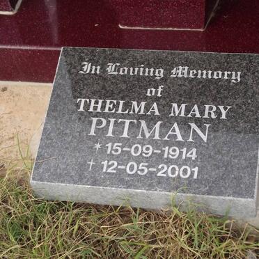PITMAN Thelma Mary 1914-2001