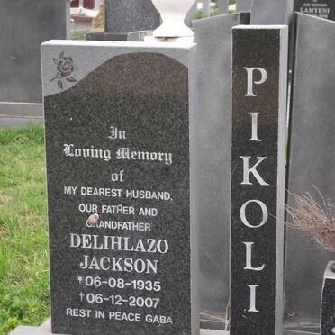 PIKOLI Delihlazo Jackson 1935-2007