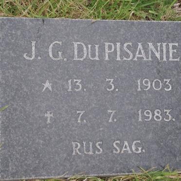 PISANIE J.G., du 1903-1983