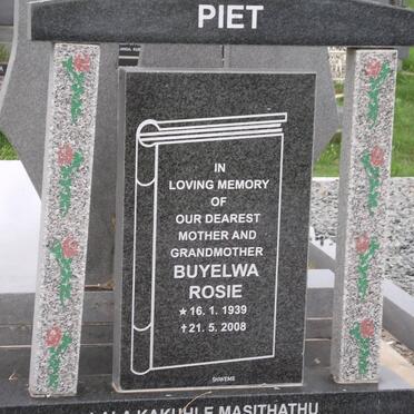 PIET Buyelwa Rosie 1939-2008