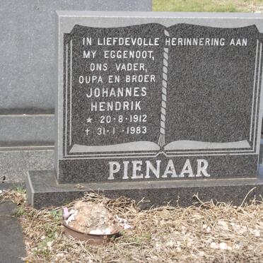 PIENAAR Johannes Hendrik 1912-1983