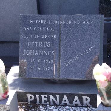 PIENAAR Petrus Johannes 1928-1978