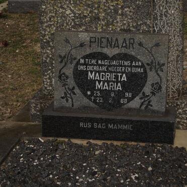 PIENAAR Magrieta Maria 1898-1968