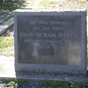 PIENAAR David Schalk -1957