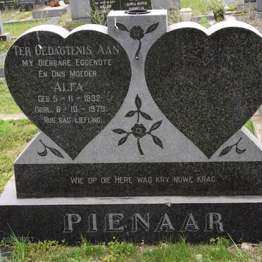 PIENAAR Alfa 1932-1979