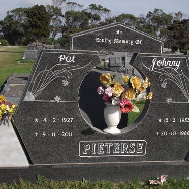 PIETERSE Pat 1927-2011 :: PIETERSE Johnny 1955-1986