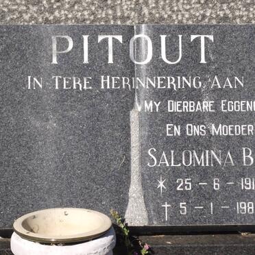PITOUT Salomina B.P. 1914-1980