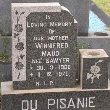 PISANIE Winnifred Maud, du nee SAWYER 1906-1970