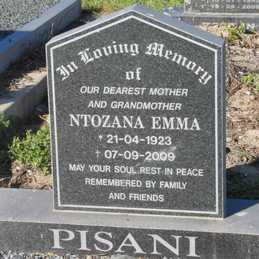 PISANI Ntozana Emma 1923-2009