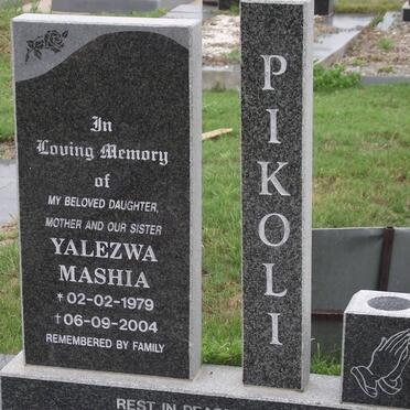 PIKOLI Yalezwa Mashia 1979-2004