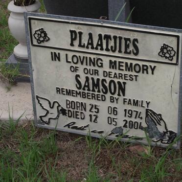 PLAATJIES Samson 1974-2004