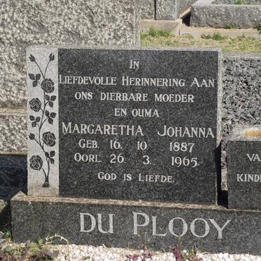 PLOOY Margaretha Johanna, du 1887-1965