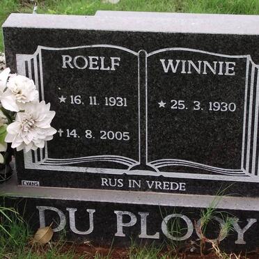 PLOOY Roelf, du 1931-2005 &amp; Winnie 1930-