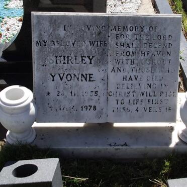 PLESSIS Shirley Yvonne, du 1955-1978