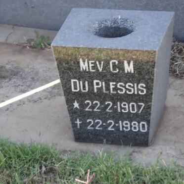 PLESSIS C.M., du 1907-1980