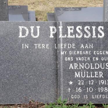 PLESSIS Arnoldus Muller, du 1913-1983
