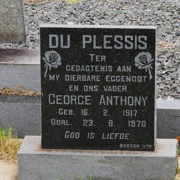 PLESSIS George Anthony, du 1917-1970