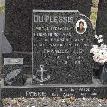 PLESSIS Francois J.C., du 1948-1986