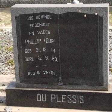PLESSIS Phillip, du 1914-1968
