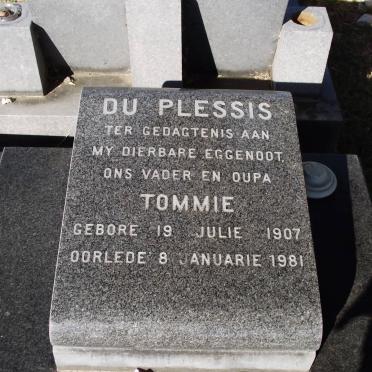 PLESSIS Tommie, du 1907-1981