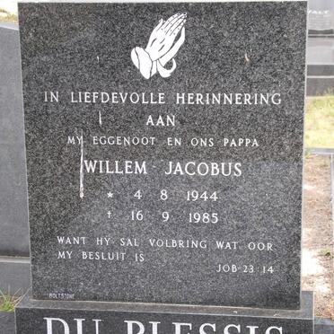 PLESSIS Willem Jacobus, du 1944-1985