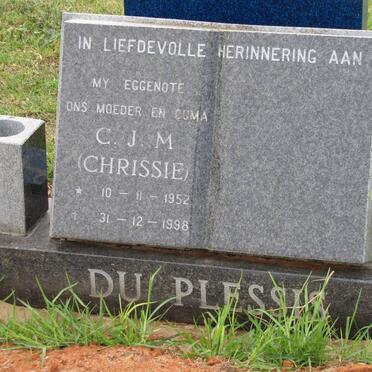 PLESSIS C.J.M., du 1952-1998