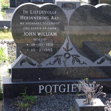 POTGIETER John William 1931-1985