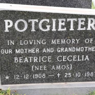 POTGIETER Beatrice Cecelia nee AMOS 1908-1987