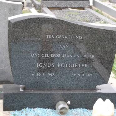 POTGIETER S.A. 1958-1971