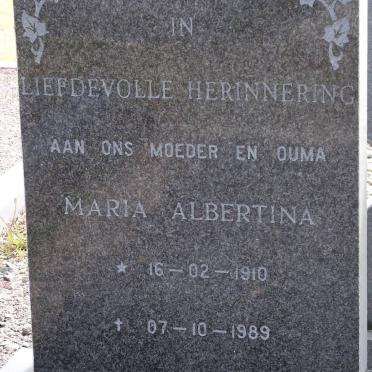 PREEZ Maria Albertina, du 1910-1989