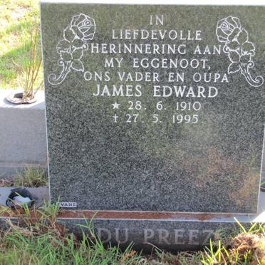 PREEZ James Edward, du 1910-1995