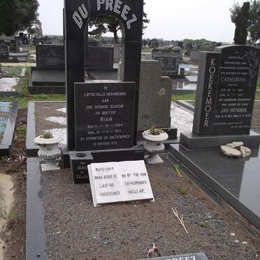 PREEZ Rian, du 1964-1971 :: PREEZ Willie, du 1943-2002