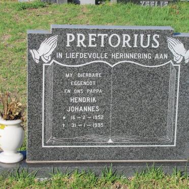 PRETORIUS Hendrik Johannes 1952-1995