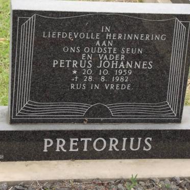 PRETORIUS Petrus Johannes 1959-1982