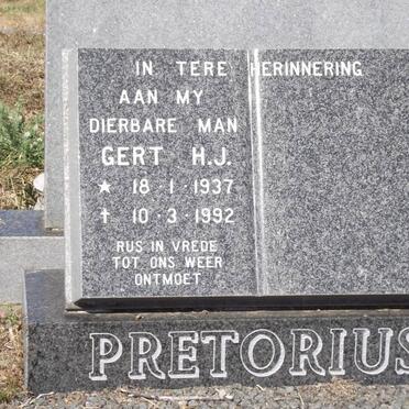 PRETORIUS Gert H.J. 1937-1992