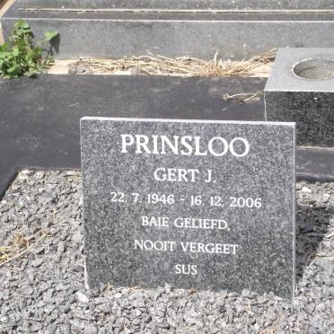 PRINSLOO Gert J. 1946-2006