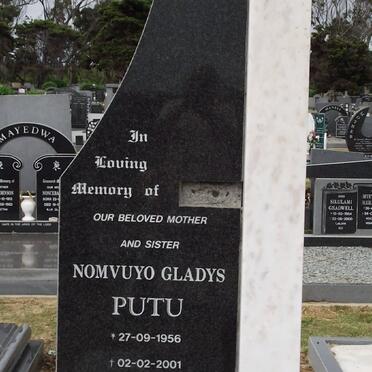 PUTU Nomvuyo Gladys 1956-2001