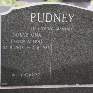 PUDNEY Dulce Una nee ALLEN 1908-1983