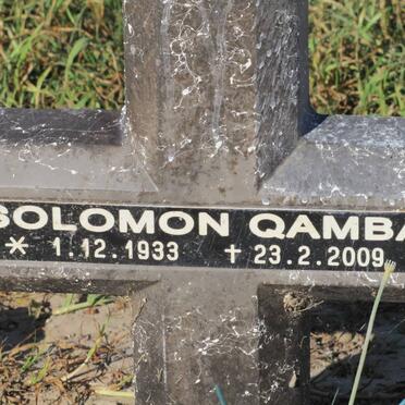 QAMBA Solomon 1933-2009