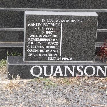 QUANSON Verdy Patrick 1933-1997