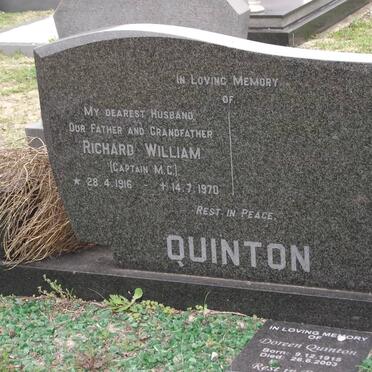QUINTON Richard William 1916-1970
