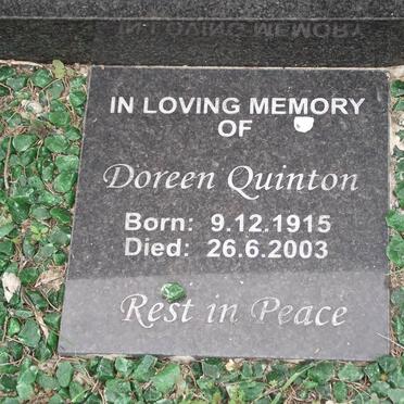 QUINTON Doreen 1915-2003