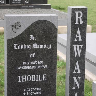 RAWANA Thobile 1960-2006