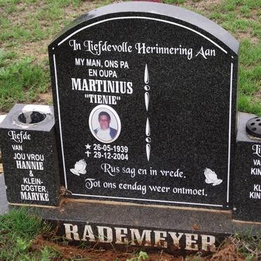 RADEMEYER Martinius 1939-2004