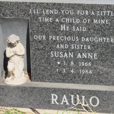 RAULO Susan Anne 1966-1984