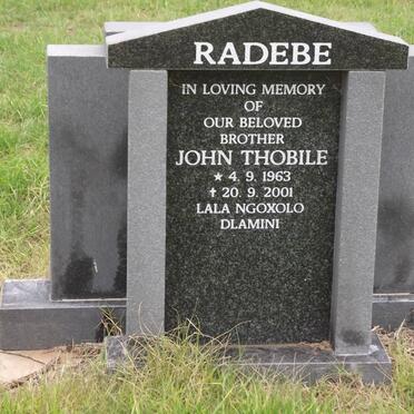 RADEBE John Thobile 1963-2001